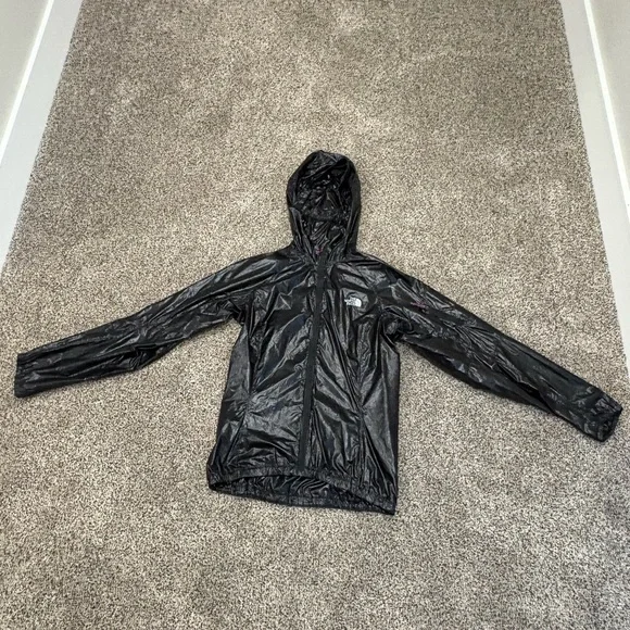 The North Face Black Hooded SUPER Thin Zip-Up - Picture 1 of 4